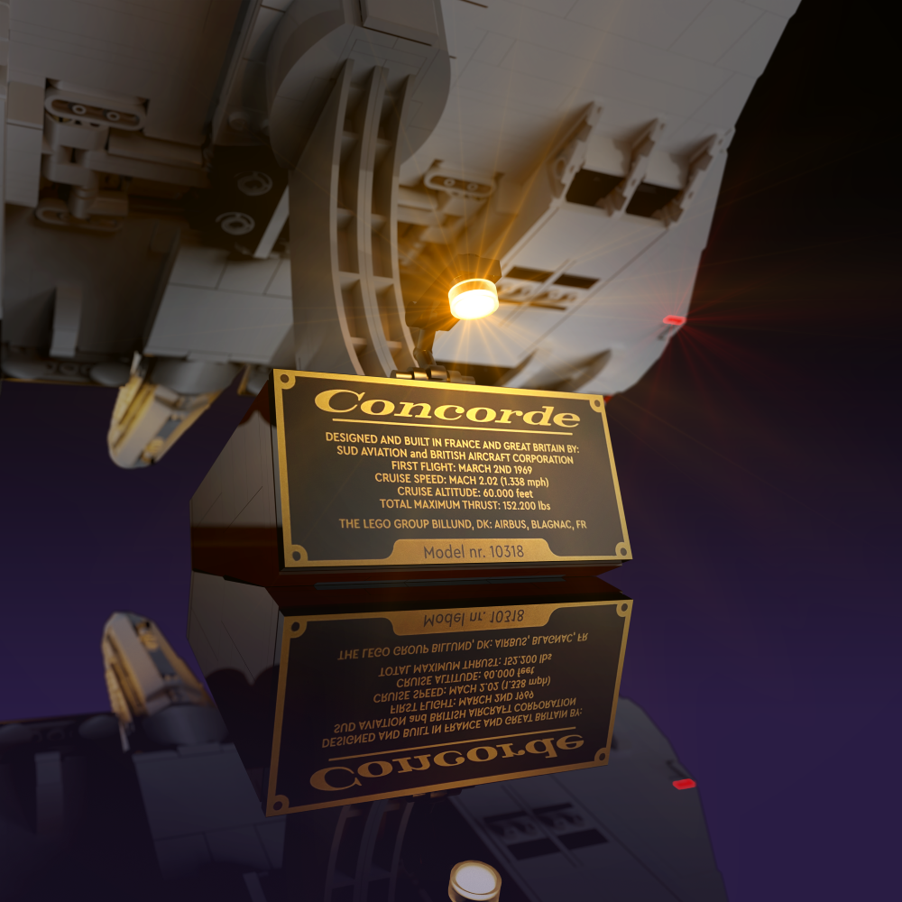 LMB 2.0 Light Kit for LEGO Concorde #10318