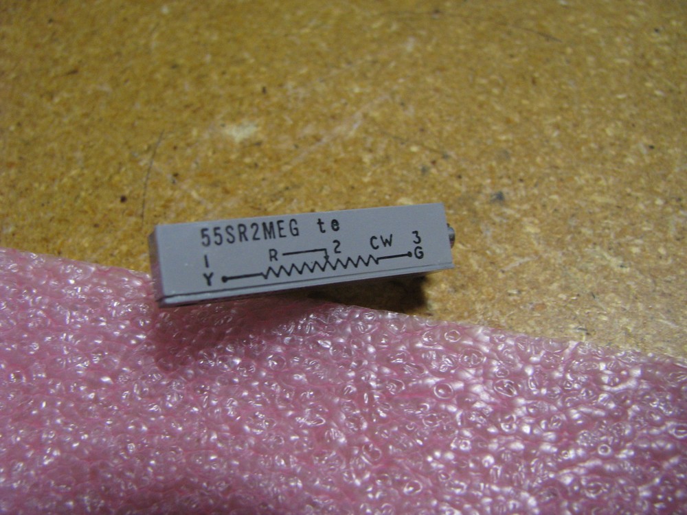 BECKMAN VARIABLE RESISTOR # 55SR2MEG NSN: 5905-00-918-7459