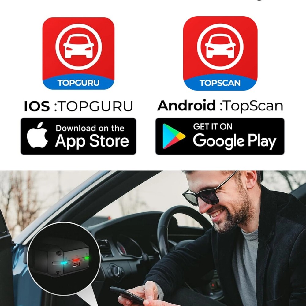 2025 TOPDON Topscan PRO Bluetooth OBD2 Scanner Key Fob Programming Bidirectional