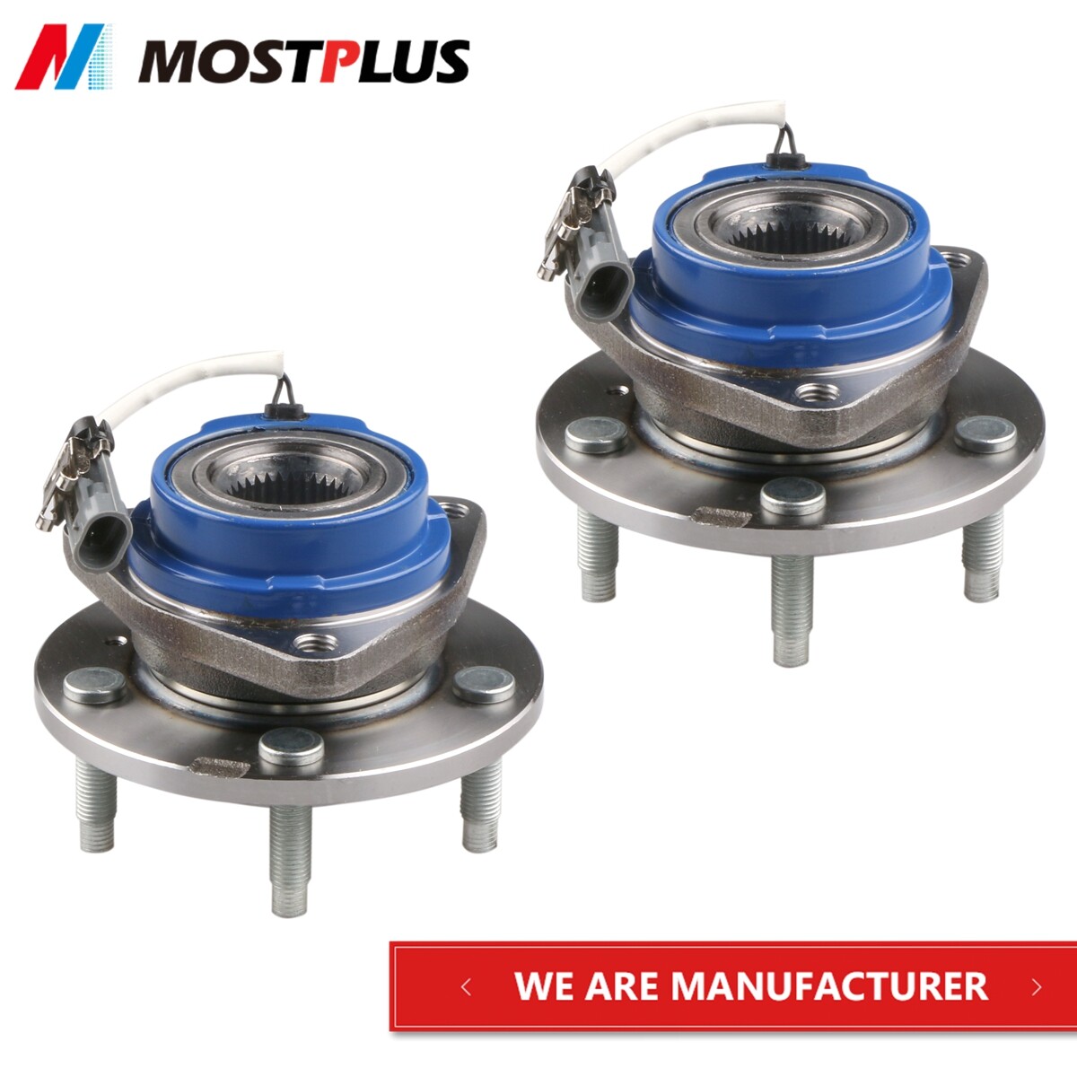 Pair Front Wheel Hub Bearing Assembly For Chevy Impala Venture Pontiac Montana