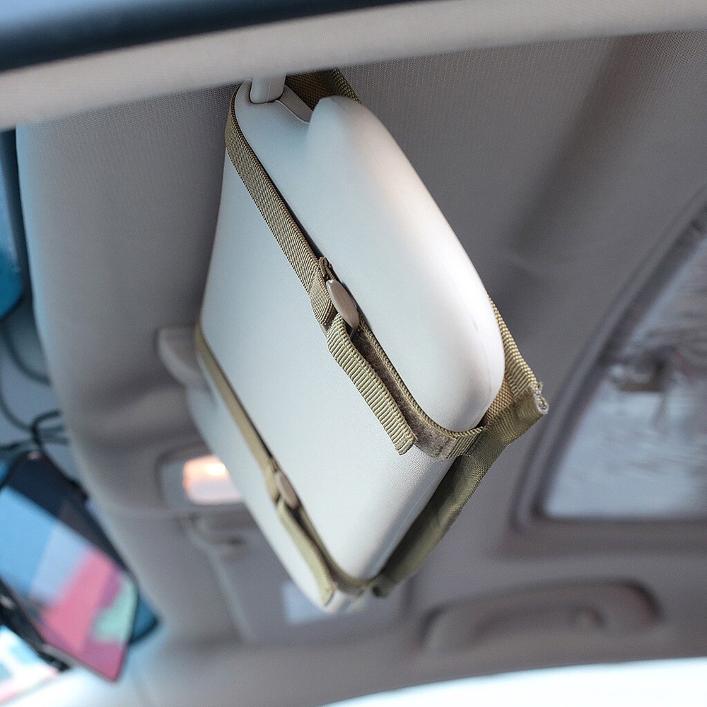 Tactical Visor Organizer - MOLLE Adjustable Visor Organizer for Your Car
