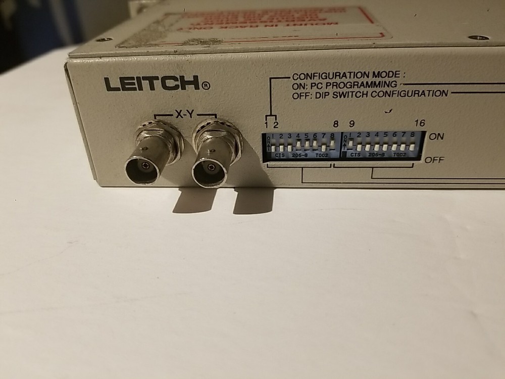 Genuine Leitch 32x1p Video Switcher Control Panel