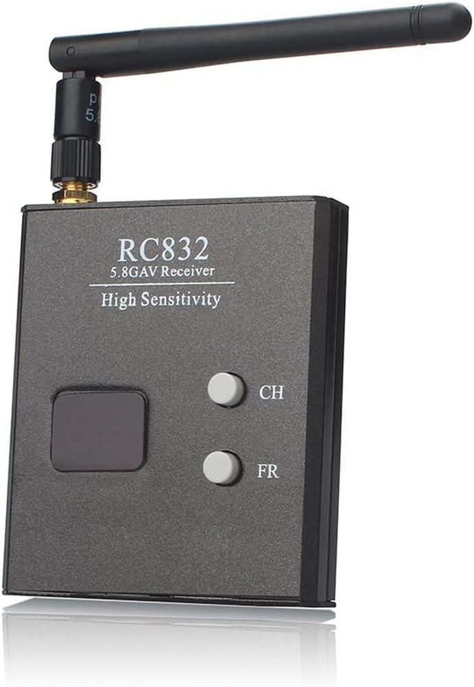 5.8G RC832 Mini FPV Receiver Double-Screen Display for FPV Quadcopter Drone