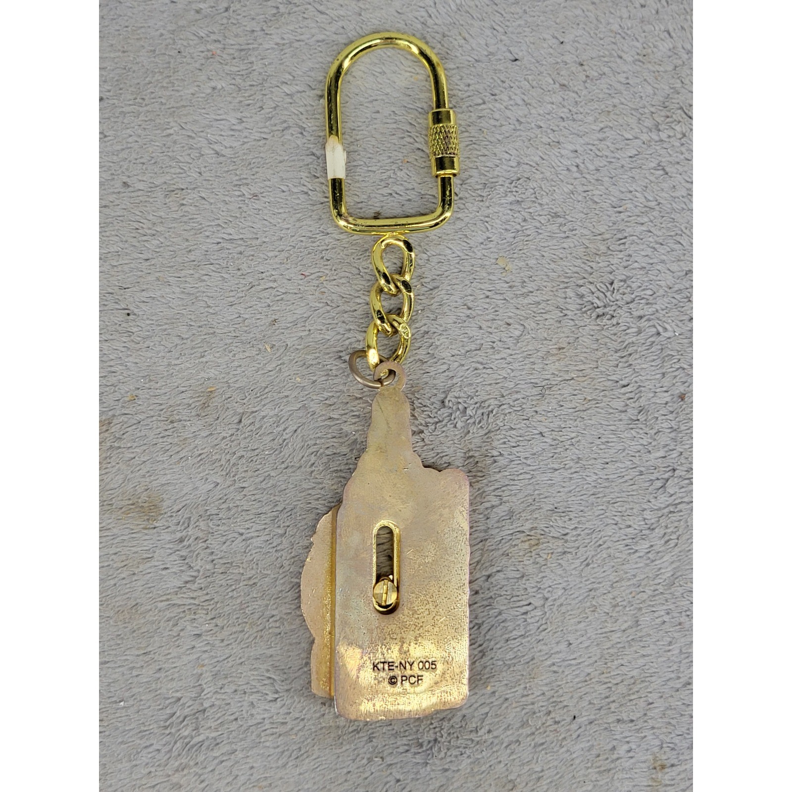 Vintage King Kong New York City Empire State Building Moving Keychain PCF KTE-NY