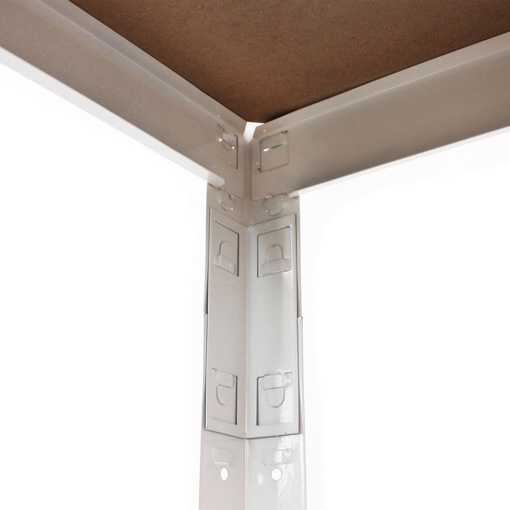 2000X1200X600mm White Metal Storage Shelf