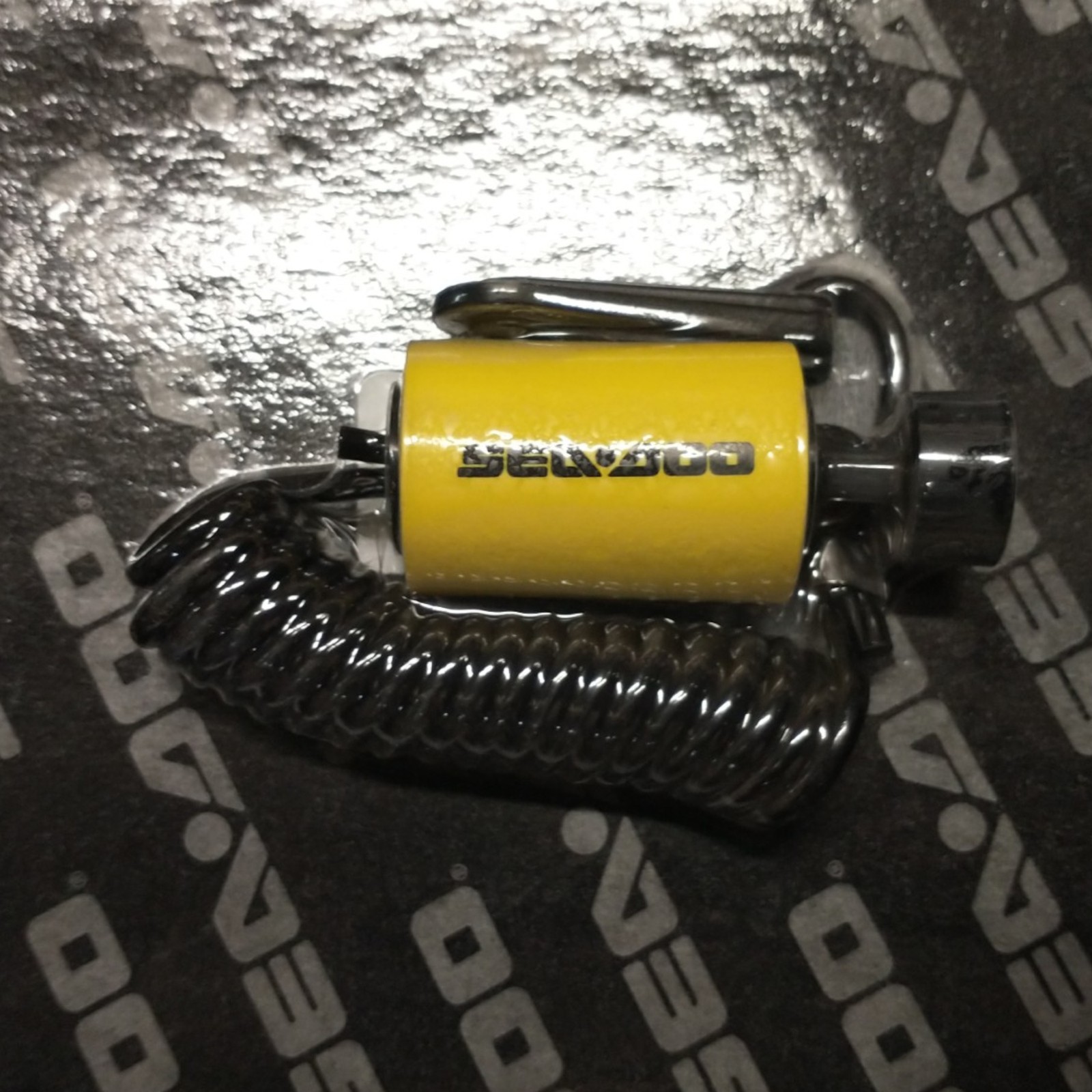 Sea-Doo New OEM, Floating Safety Lanyard Ignition Cap Key Stop Switch, 278001431