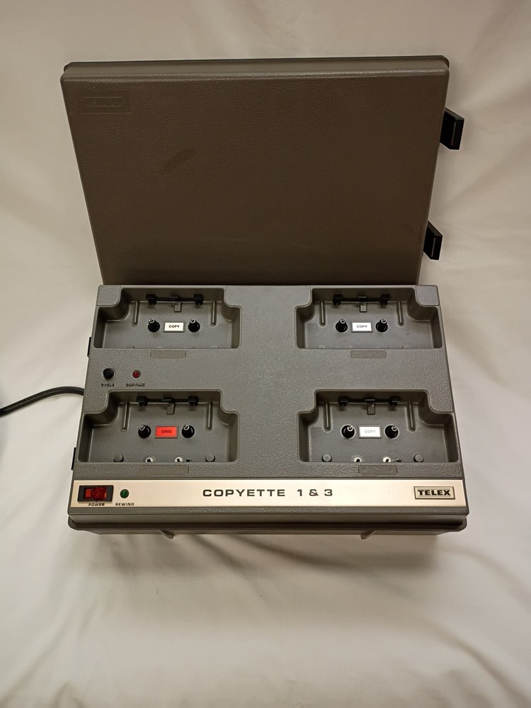 Telex Copyette 1 & 3 Audio Cassette Copier Duplicator
