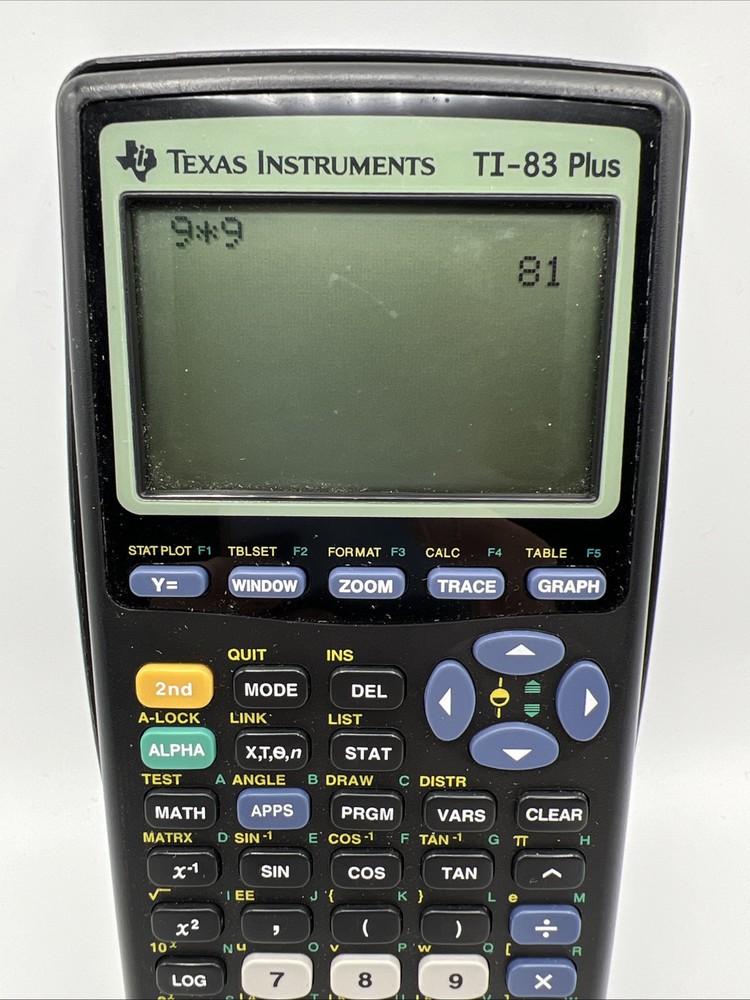 Texas Instruments TI-83 Plus Graphing Calculator Tested Great Condition