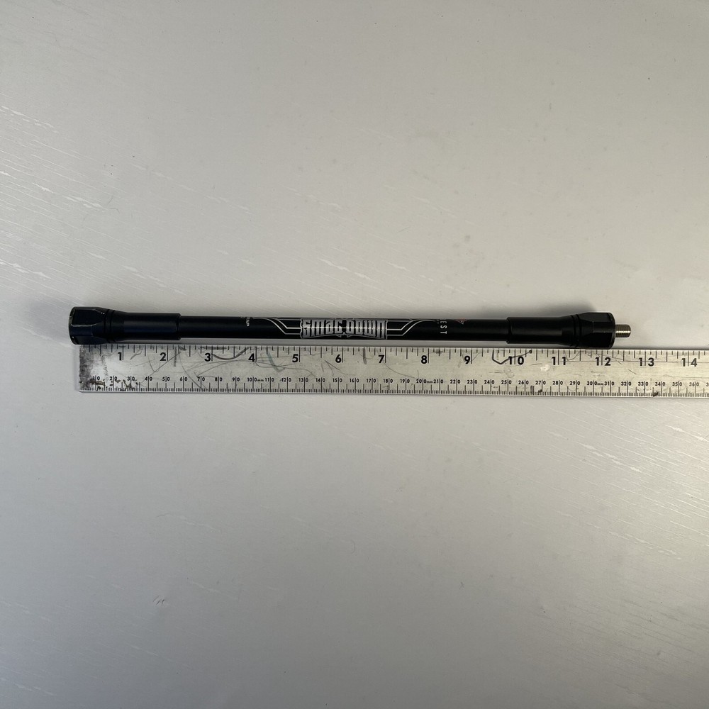 Conquest Archery 12" Black SMACDOWN .500 Target Stabilizer Side Bar SMACWRAP