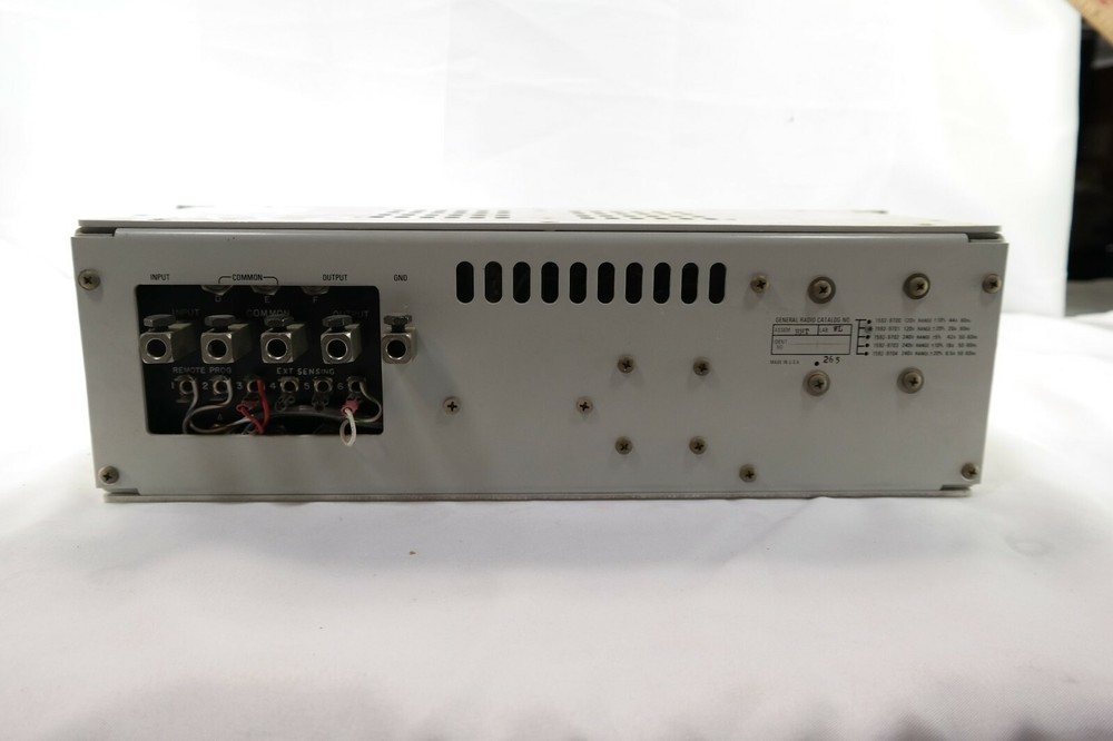 General Radio Variac 1592 Automatic Voltage Regulator T5