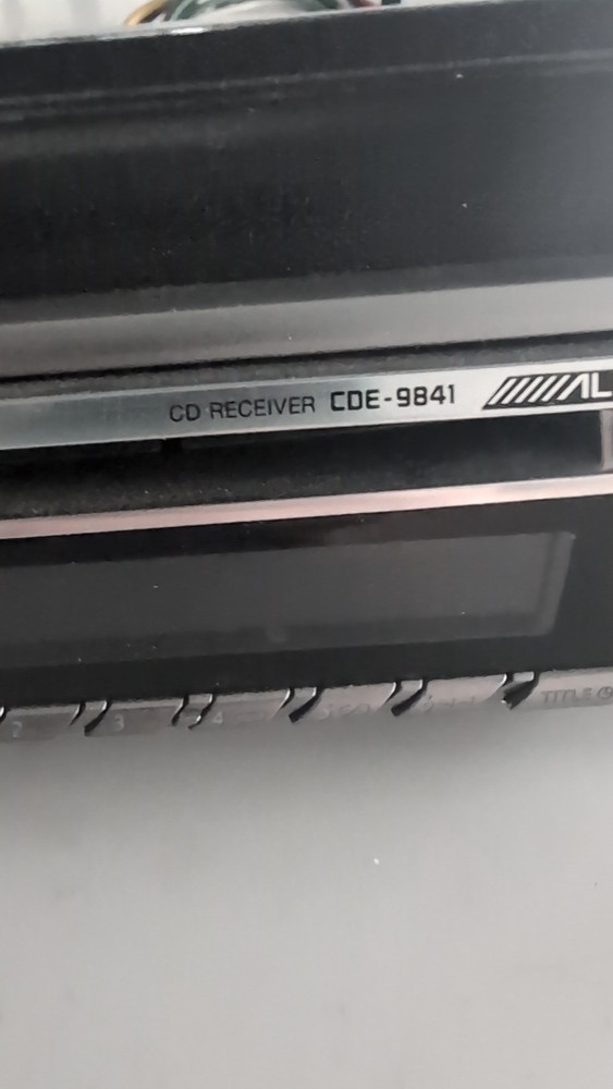 Alpine CDE-9841 CD Receiver with install kit