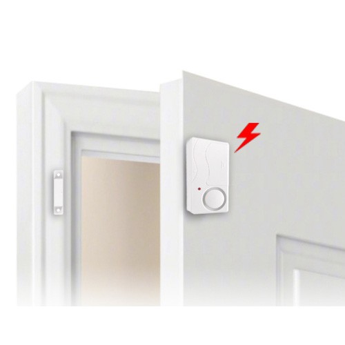 Wireless Door Window Alarm with Remote Control Magnetic Sensor for Shop Security