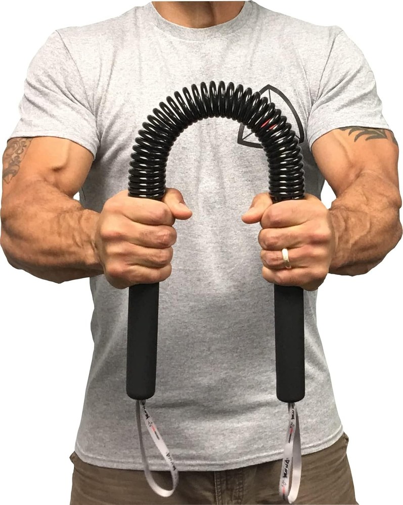 Python Power Twister Bar - Upper Body Exercise for Chest, Shoulder, Black