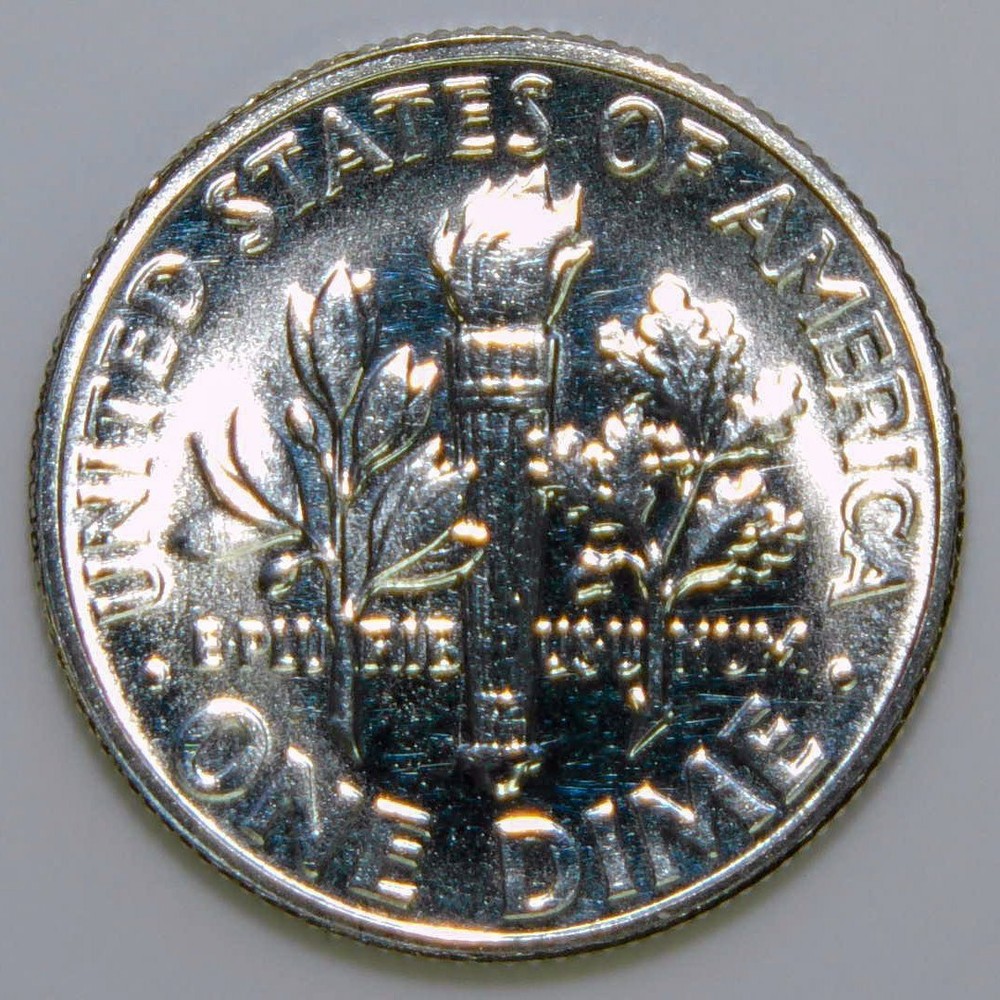 1954 Roosevelt Dime Proof 90% Silver k006