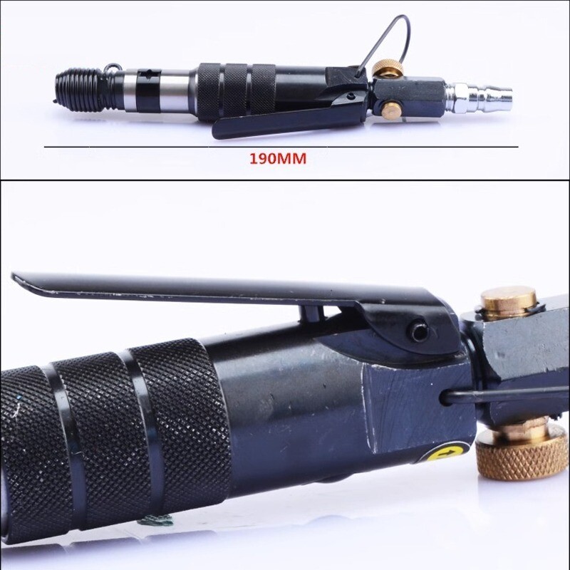 Pneumatic Straight Riveter GB827 Split Pin Air Hammer with 8Pcs Head Solid Semi