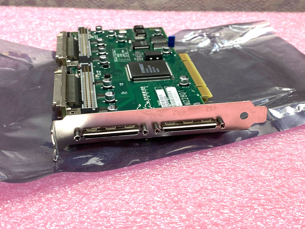 SYMBIOS LOGIC SYM22801L PCI DUALSCSI CONTROLLER CARD