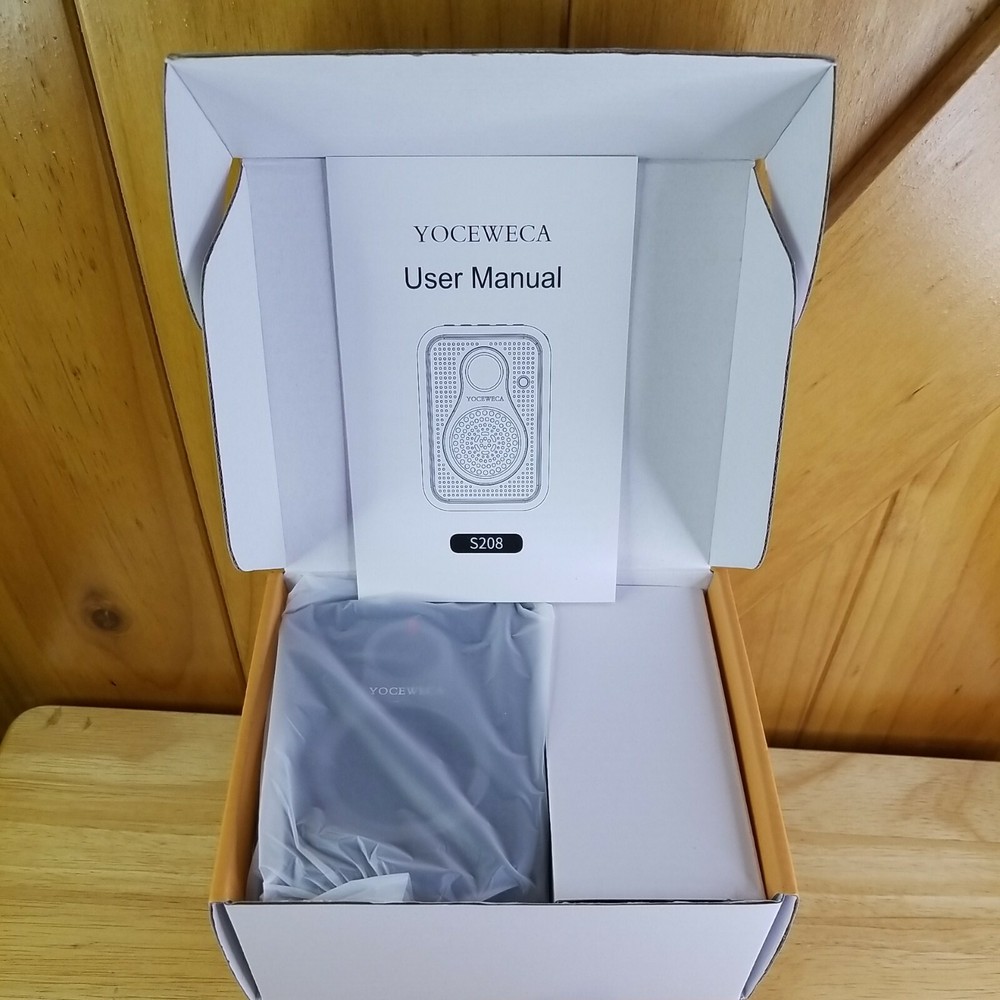 Voice Amplifier Portable with Wired Headset Microphone Speaker, Rechargeable