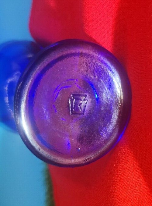 John Bull Vintage Style Cobalt Blue Glass Eye Wash Bath Cup 2 3/4"