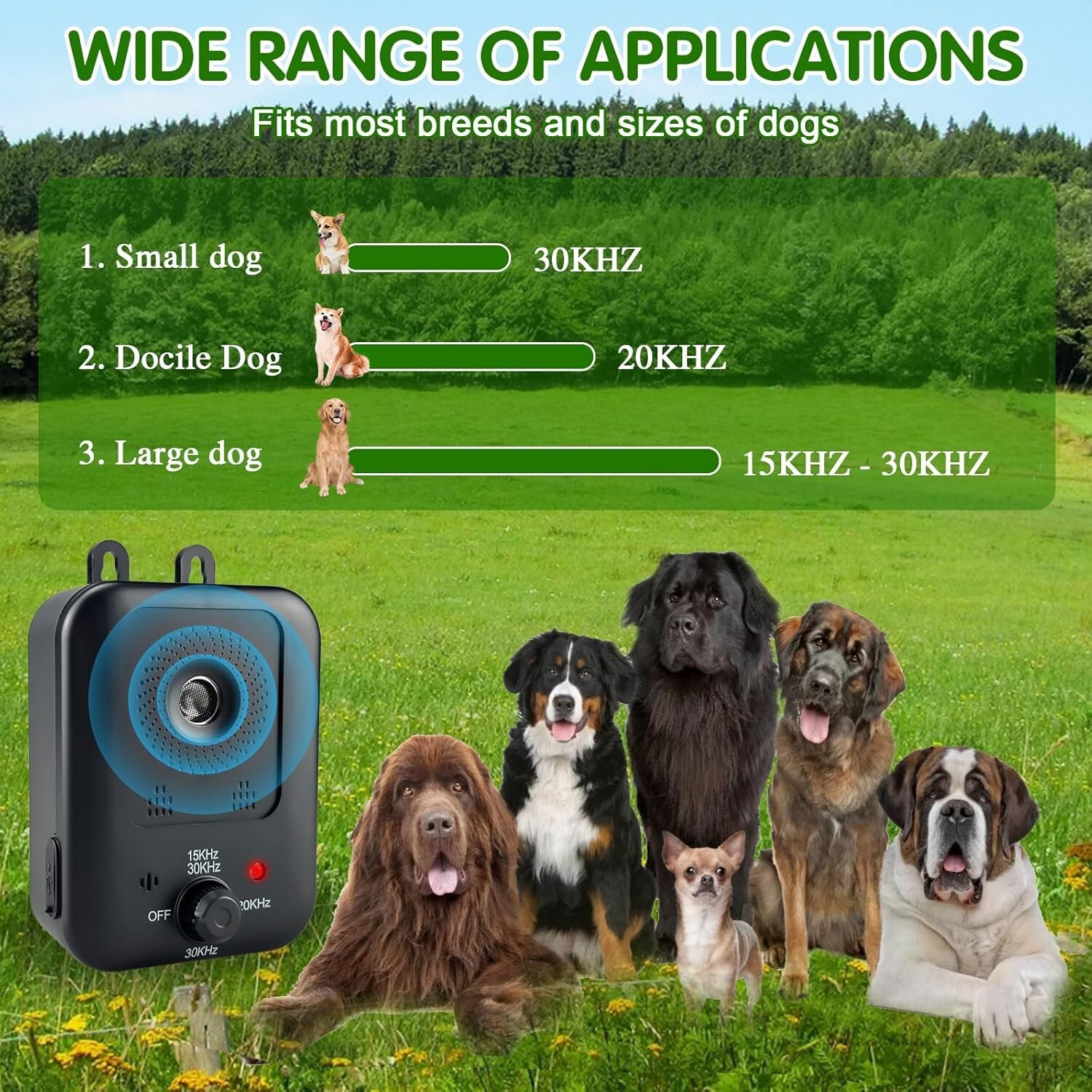 Anti Barking Devices, Ultrasonic Dog Barking Control Devices with 3 Modes
