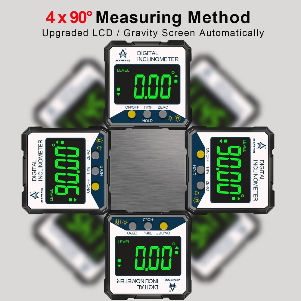 Magnetic Digital Angle Finder Protractor Inclinometer- Inclinometer...