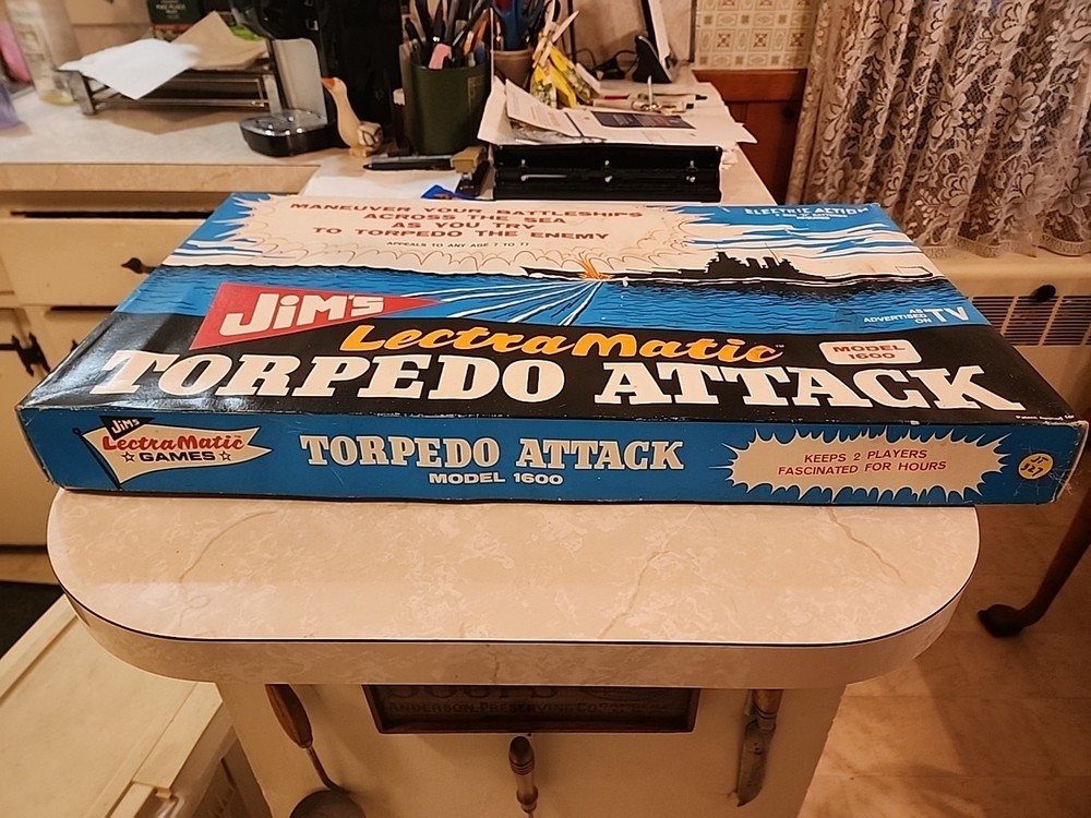 JIM'S LECTRAMATIC TORPEDO ATTACK MODEL 1600 C. 1970 complete