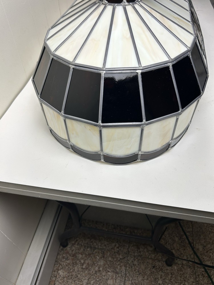 Billiards Pool Stained Glass Light Fixture