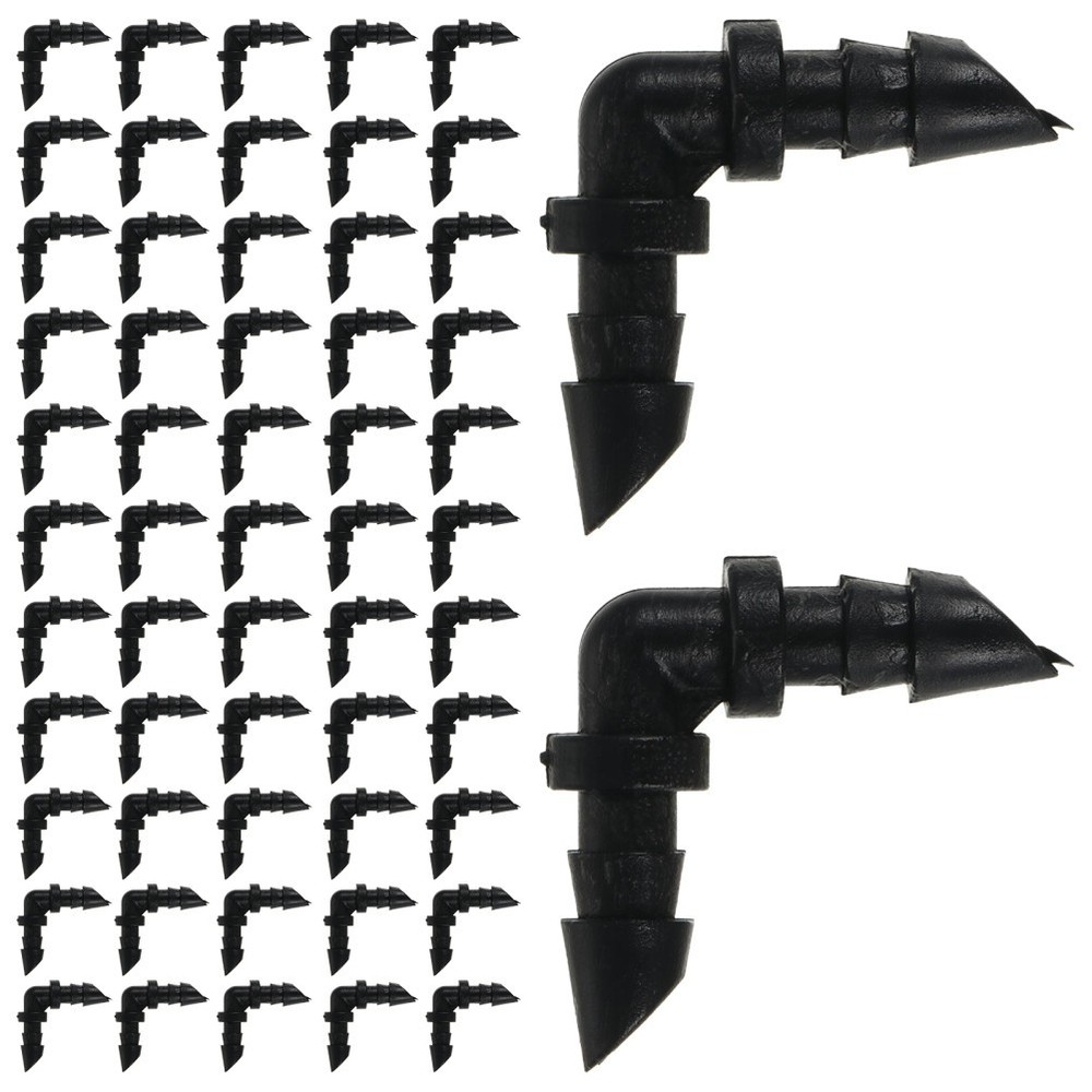 1000 Pcs Barbed Coupling Fitting Connector Drip Irrigation Elbow Fittings