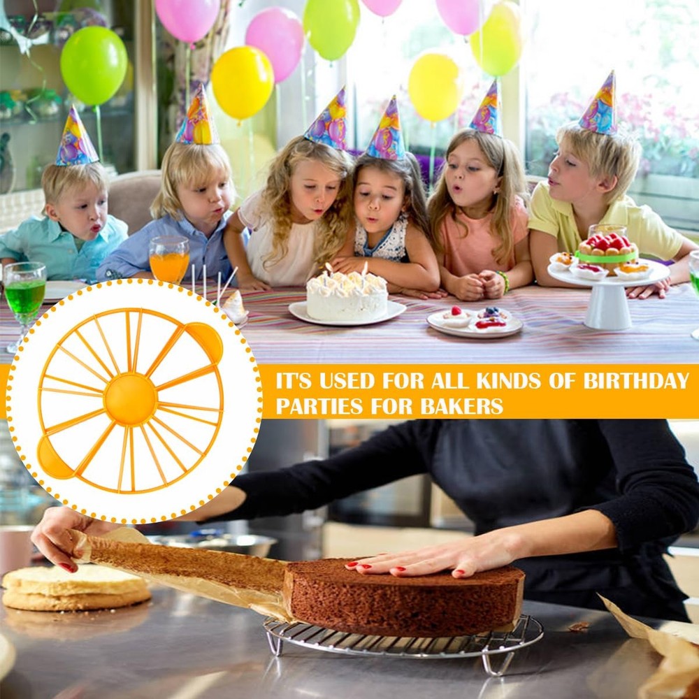 Cake Portion Cutter and Divider Tool for Wedding Cheesecake Layer Slicing – D...