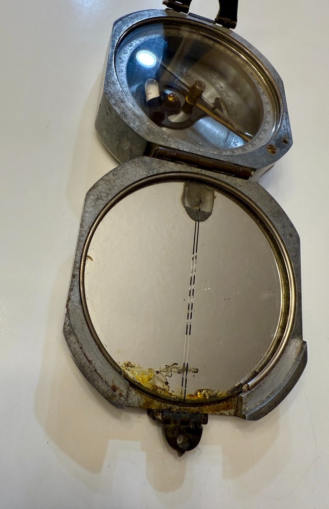 Vintage Keuffel & Esser K&E Pocket Transit Compass