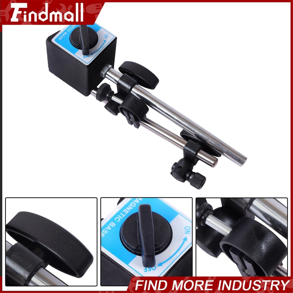 Findmall Dial Indicator, Magnetic Base & Point Precision Inspection Set