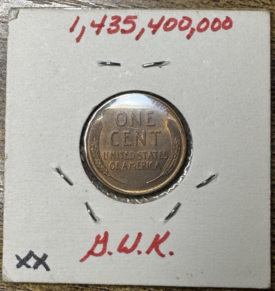 1944 LINCOLN WHEAT CENT Uncirculated Red-Brown