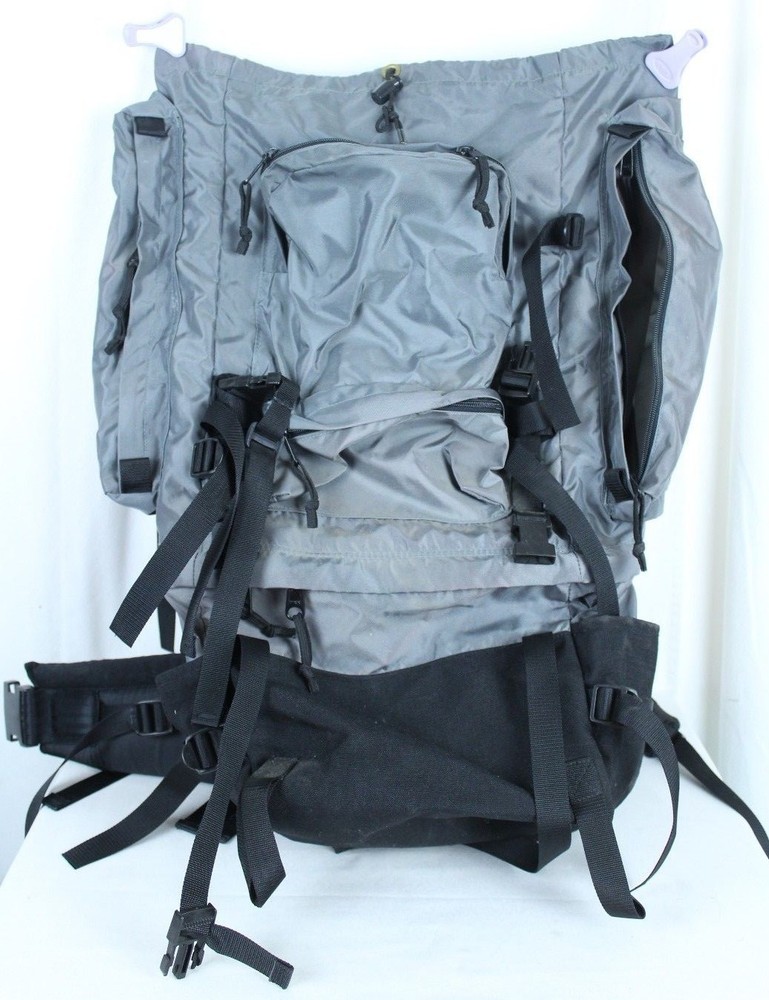 Camp Trails Gray/Black Internal Frame Backpack Padded Adjustable Nylon