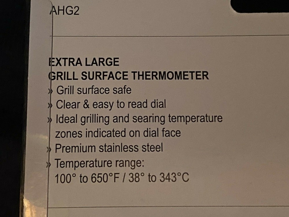 ESCALI - Brand New - Original Packaging - Extra Large Grill Surface Thermometer