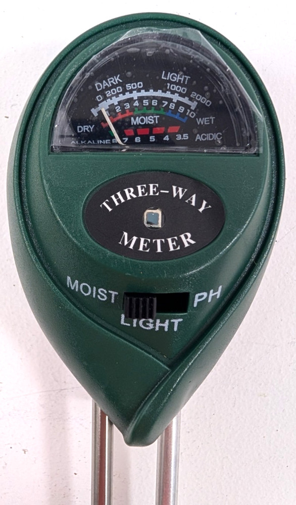 Soil Tester for pH, Sunlight & Moisture – temperature Acidity Measurement tool