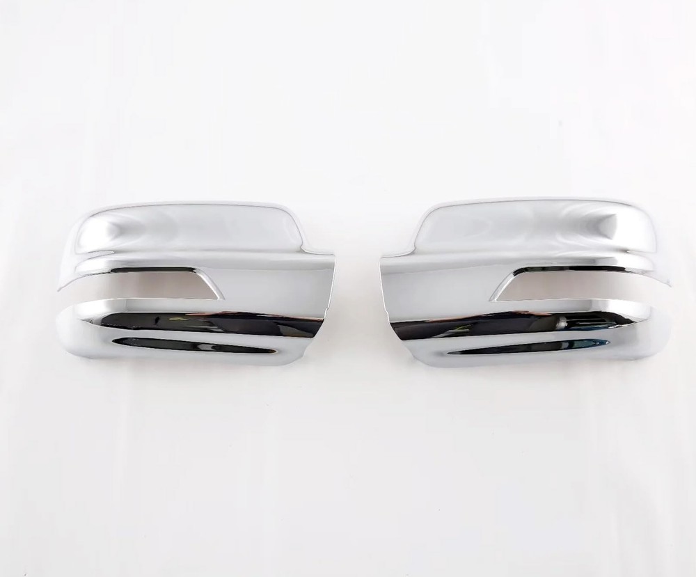 TERDARAY Side View Mirror Cap Cover Compatible With Dodge Glossy Chrome Style