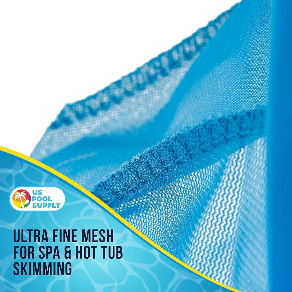 Professional Pool and Spa Leaf Skimmer Net - Lightweight & Effective Cleaner