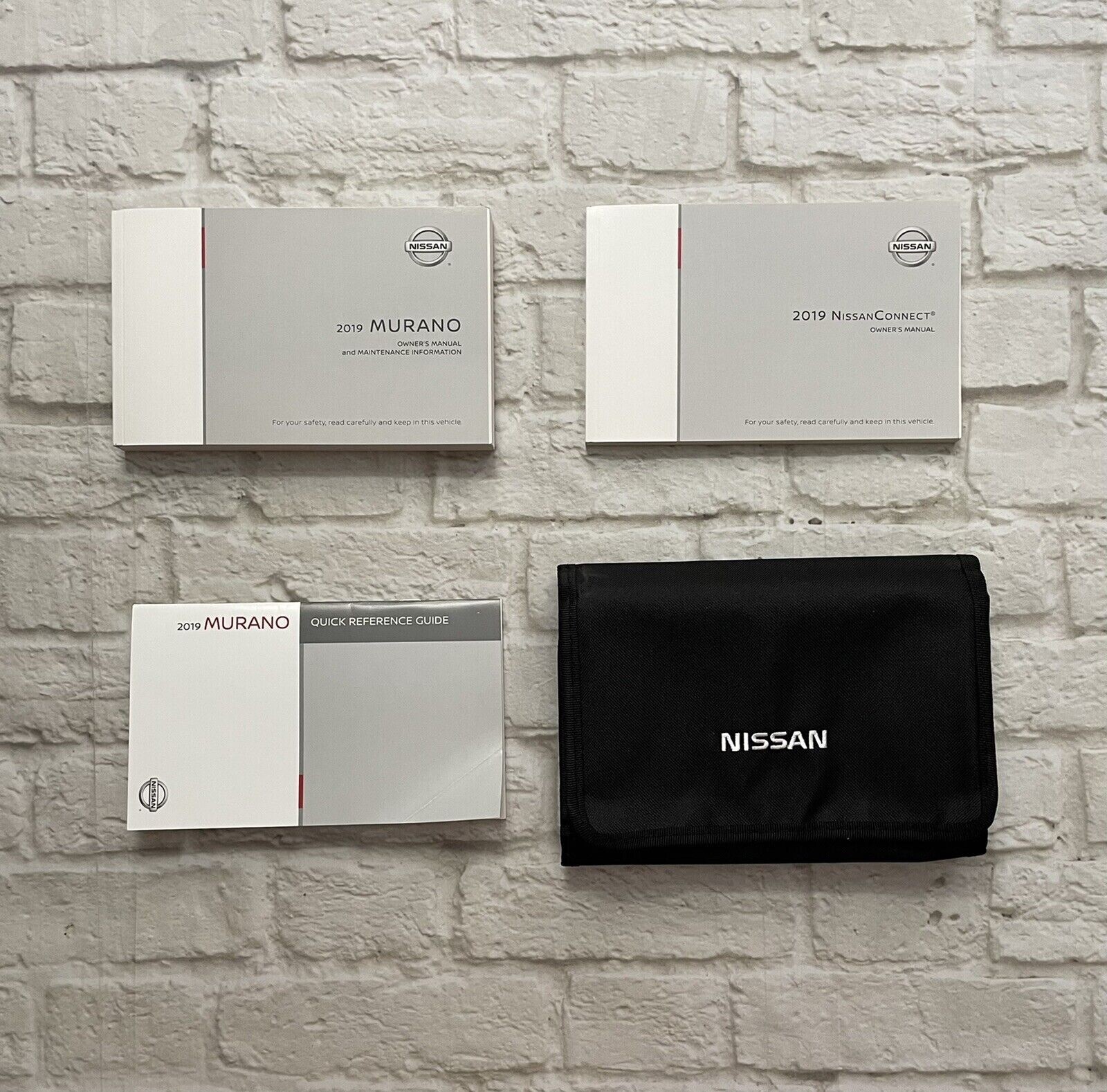 2019 Nissan MURANO Owners Manual, w/ NAVIG (Platinum S SV SL Sport Exclusive)