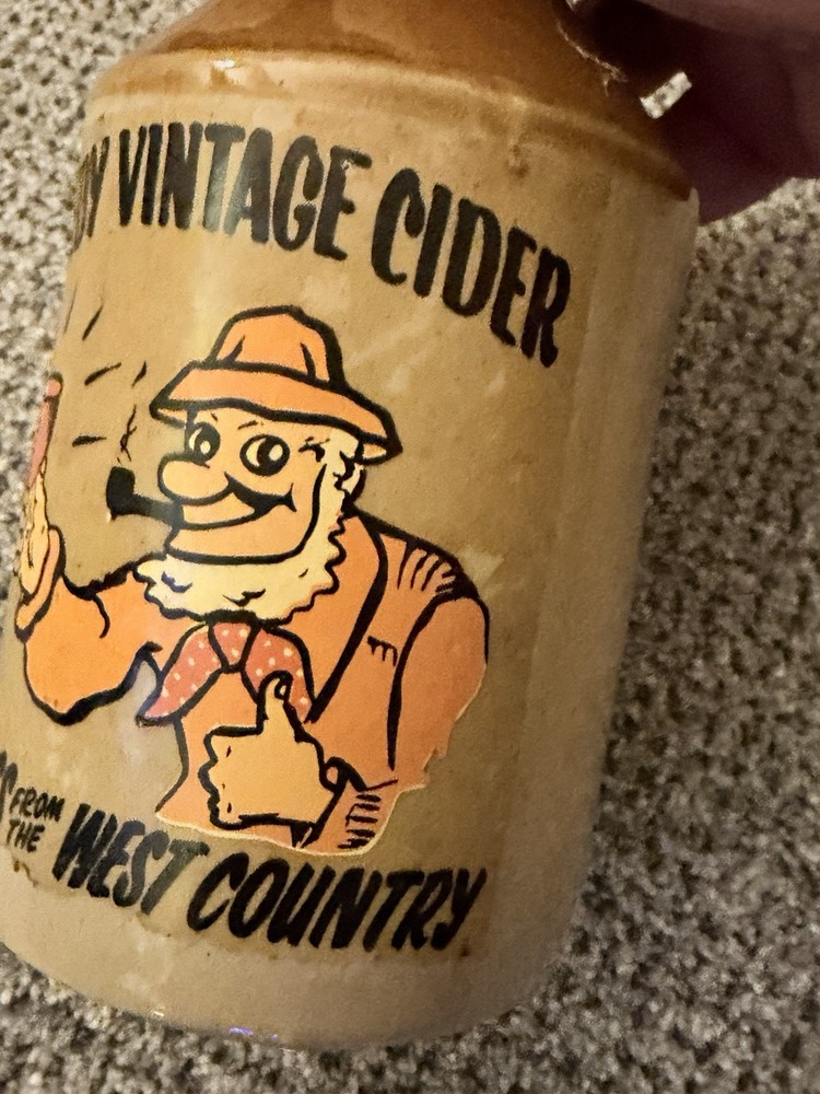 Greedy Vintage Cider Stoneware Jar