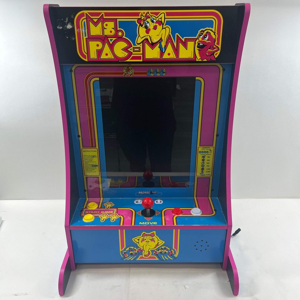 Arcade1Up Ms. PAC-MAN Classic Arcade Video Game Machine Arcade machine (2)