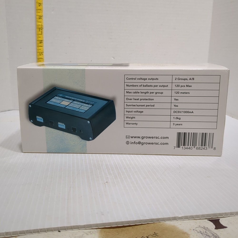 Growers Choice Master HID & LED Light Controller LCD Touchscreen, Overheat Prot…