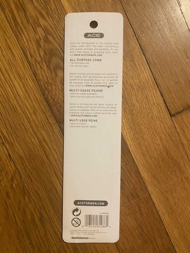 6 Qty Ace 7" All-Purpose Comb (61286)