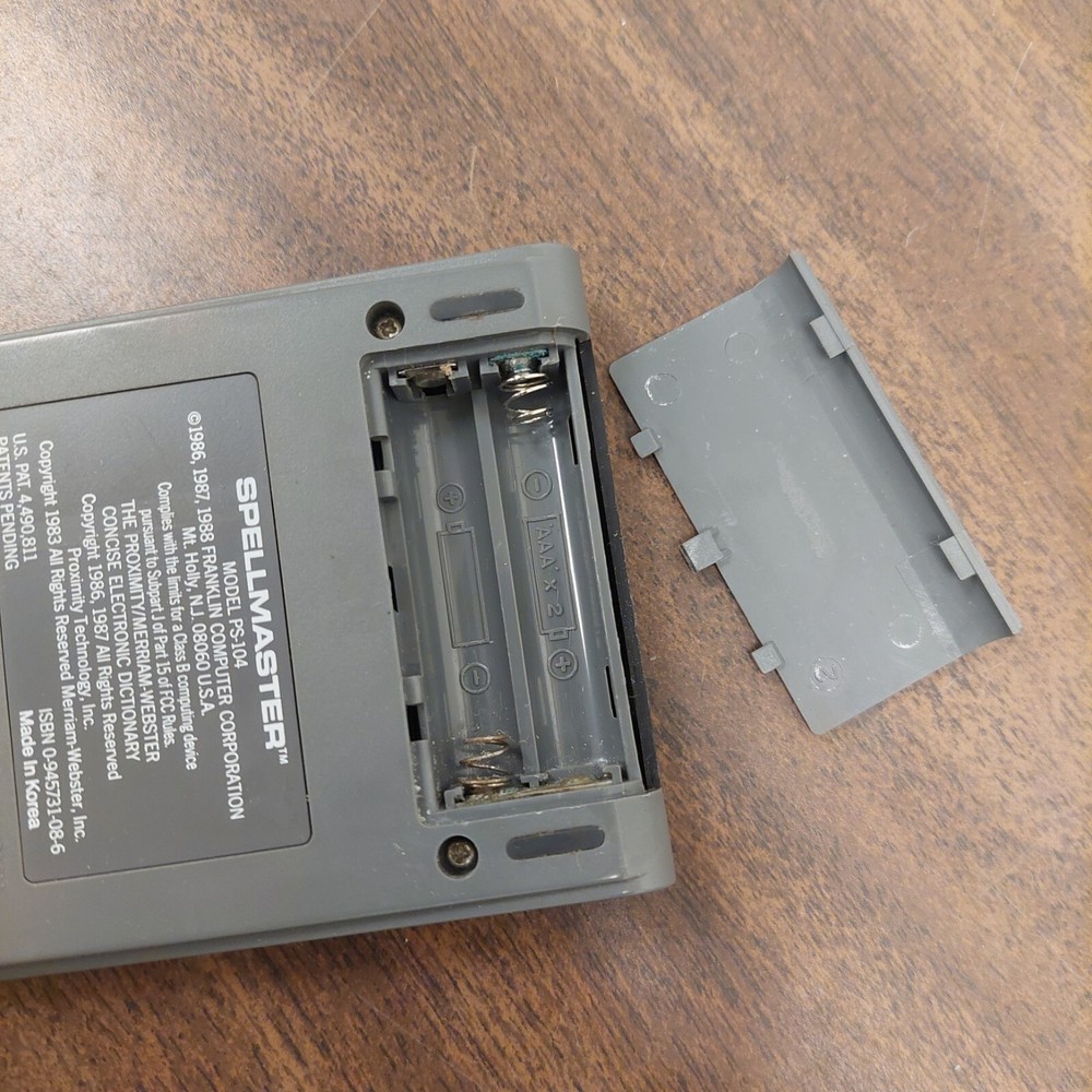 Franklin Computer Spellmaster Plus PS-104 With Case TESTED AND WORKING