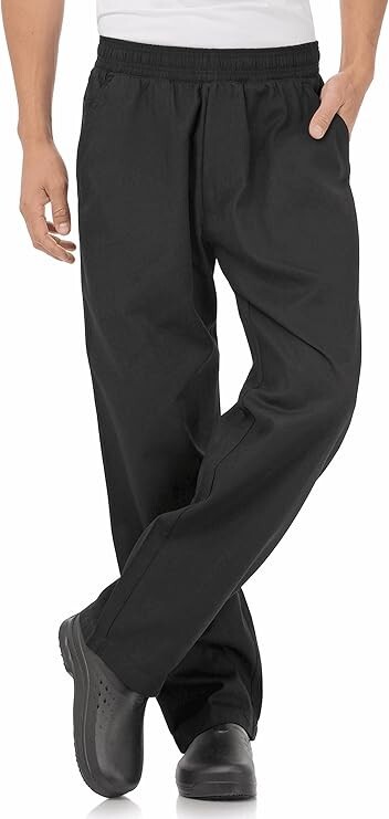 NEW! Genuine! Chef Works Men's Better Built Baggy Chef Pants BSOL-NAV-3Xl