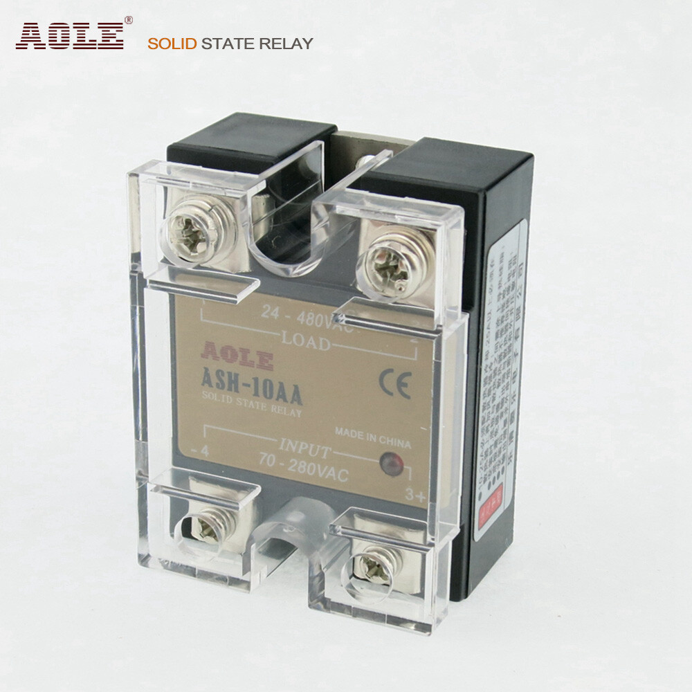 Single-phase solid state relay ASH-10AA AC-AC 10A