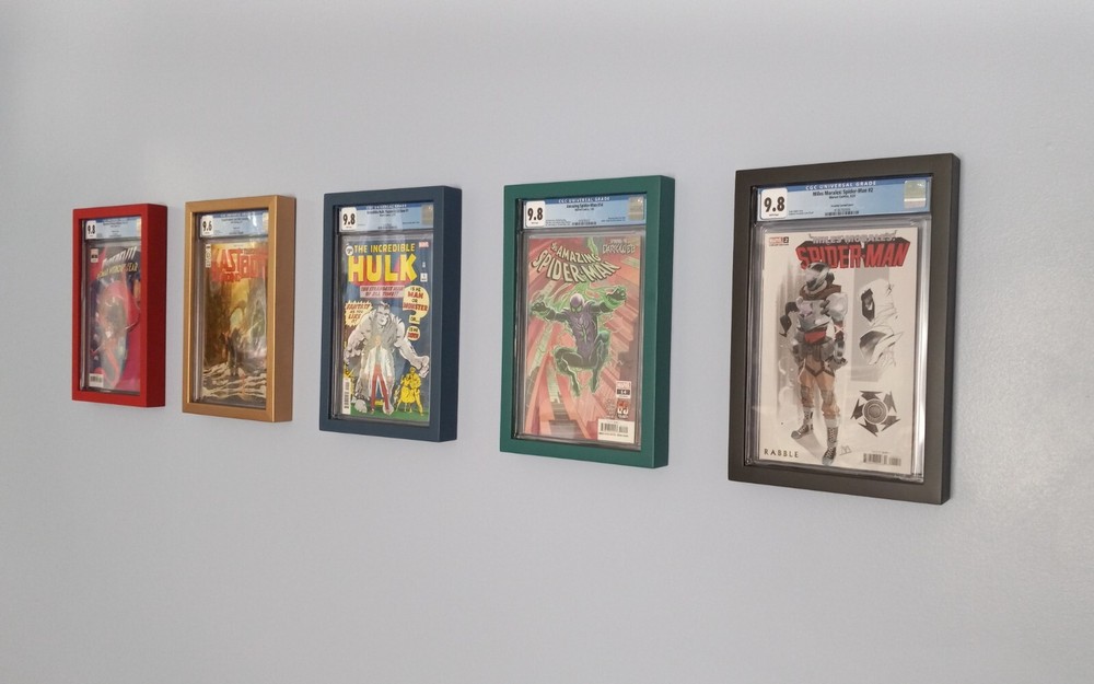 CGC GRADED WALL MOUNT COMIC BOOK FRAMES (SOLID WOOD)