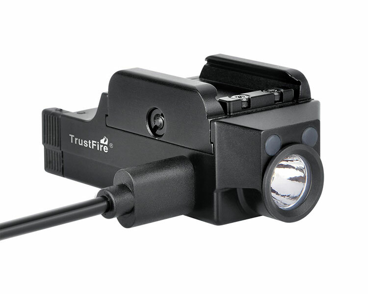 TrustFire USB Rechargeable Compact LED Pistol Weapon Light Handgun Flashlight US