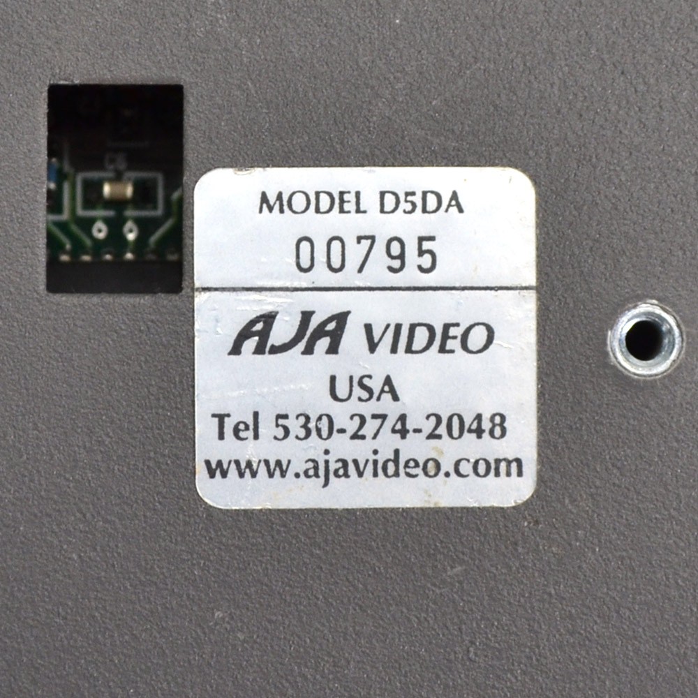 AJA D5DA Serial Multi-Format 1x4 Reclocking SD-SDI Distribution Amplifier No PS