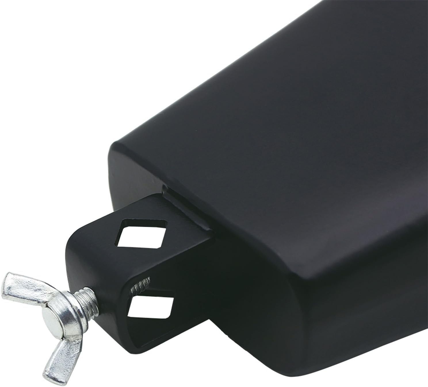 Metal Iron Cowbell 8 inch Steel Large Noise Maker Hand Percussion Instrument wit