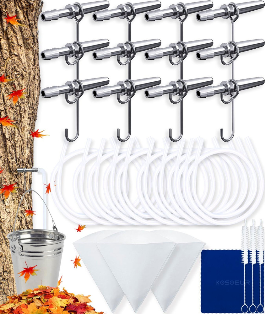 42Pcs Maple Syrup Tapping Kit, (42 Pcs) maple syrup tapping kit, Clean
