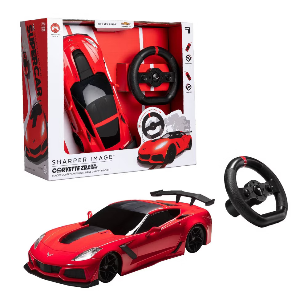 Sharper Image Remote Control 1:16 Scale Real Drive GM Corvette
